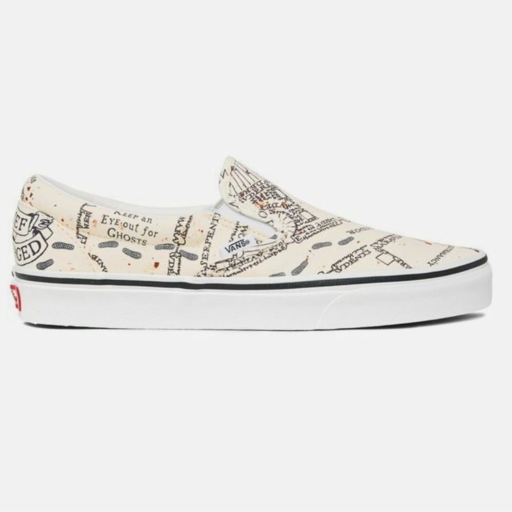 Vans Off-White Graphic Slip-On Shoes